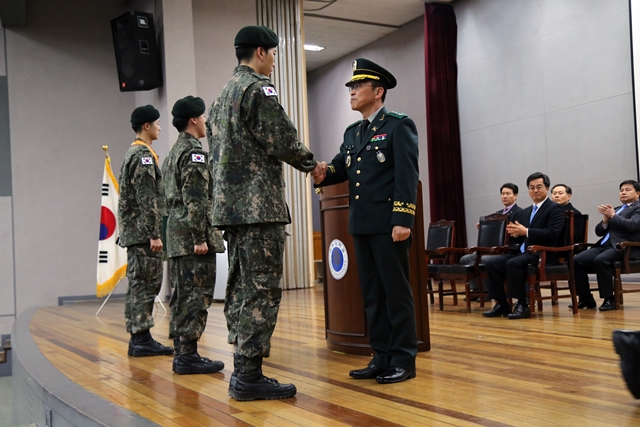 [17.2.22] 학군단 임관, 승급, 입단식 열려